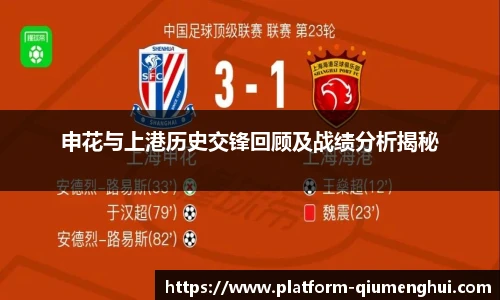 申花与上港历史交锋回顾及战绩分析揭秘